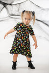 Candy Rush Short Sleeve Twirl Dress