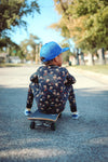 Skateboarding Pizza 2-Piece Pajama Set
