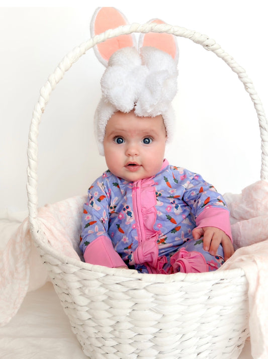 Sunny Bunny Ruffle Snoozer