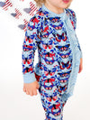 Liberty Wings Ruffle Snoozer