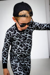 To Dye For Gray 2 Piece Pajama Set