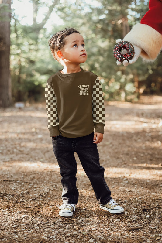 Santa's Official Snack Tester Pullover