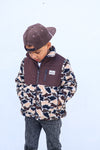 Brown Camo Sherpa