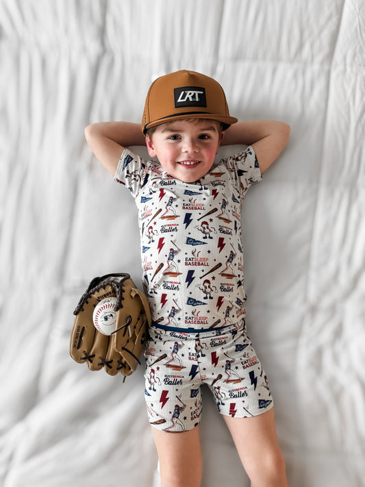 Play Ball 2 Piece Shorts Set
