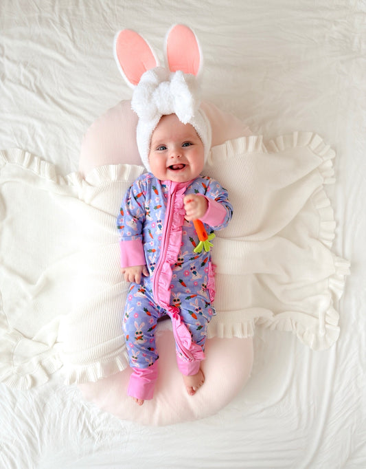 Sunny Bunny Ruffle Snoozer