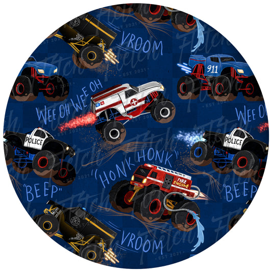 Rescue Rigs Quilted Blanket