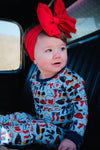 Brave Bows 2 Piece Pajama Set