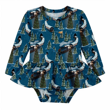 Festive Freight Bodysuit Twirl