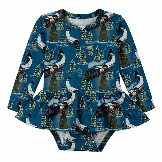 Festive Freight Bodysuit Twirl