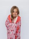 Sparkle and Sleigh Ruffle Plush Blanket