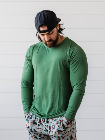 Merry Mutts Adult Men's Long Sleeve Shirt