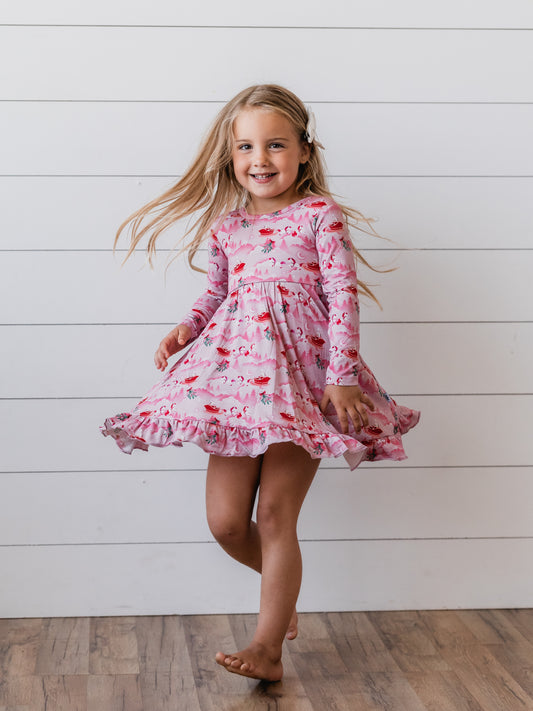 Sparkle and Sleigh Twirl Dress