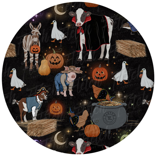 Halloween Farm Baby Bib