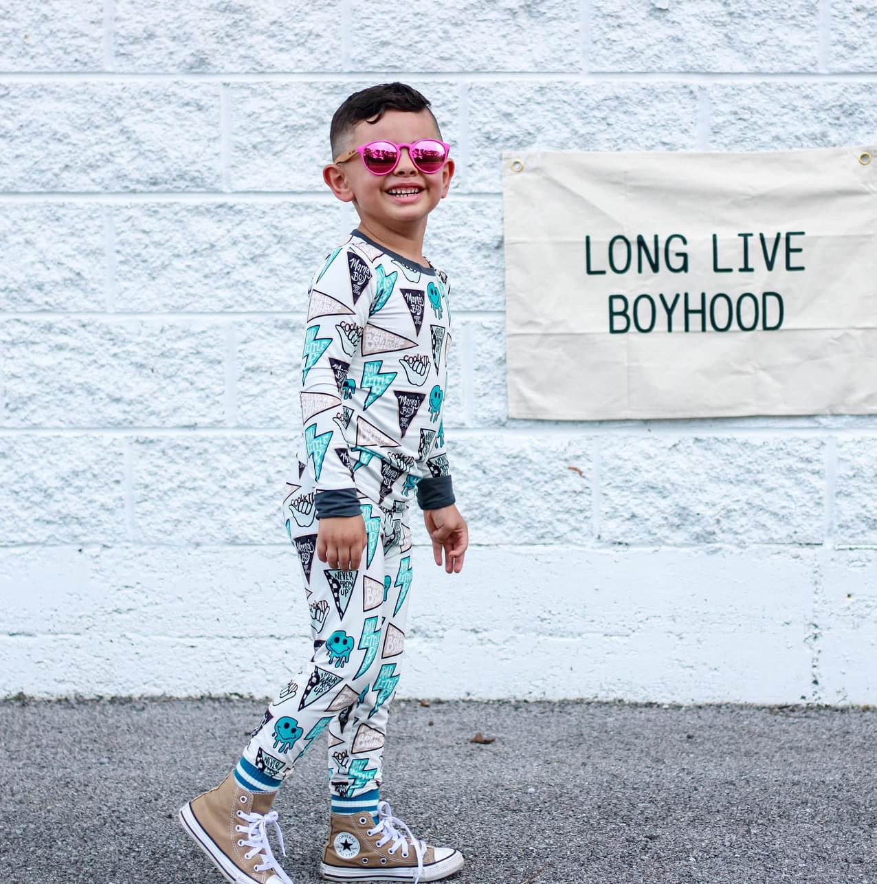 Long Live Boyhood 2 Piece Pajama Set