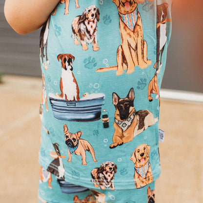 Scruffy To Fluffy 2 Piece Shorts Set