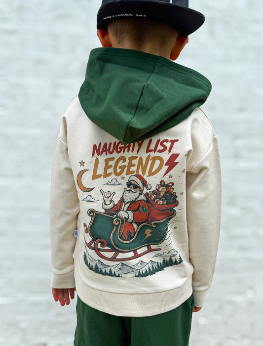 Naughty List Legend Pullover Kids Hoodie