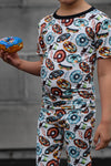 Donuts with Dad 2 Piece Pajama Set (Short Sleeve & Pants)