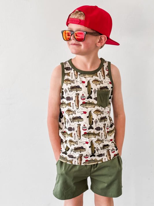 Wishin I Was Fishin Tank Lounge Set