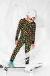 Midnight Voltage 2-Piece Glow in the Dark Pajama Set
