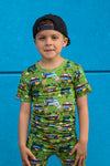 Wild Card Short Sleeve Pajama Set