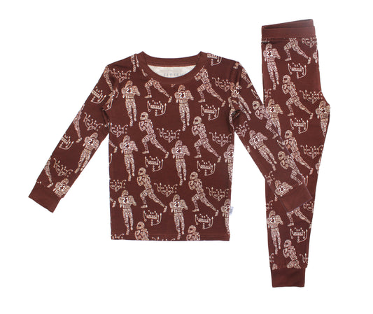 Playmaker (Brown) 2 Piece Pajama Set