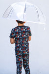 Hen It Pours Short Sleeve Long Pants 2-Piece Set