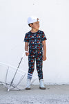 Hen It Pours Short Sleeve Long Pants 2-Piece Set