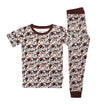 Game Day Blooms 2 Piece Pajama Set (Short Sleeve/Pants)