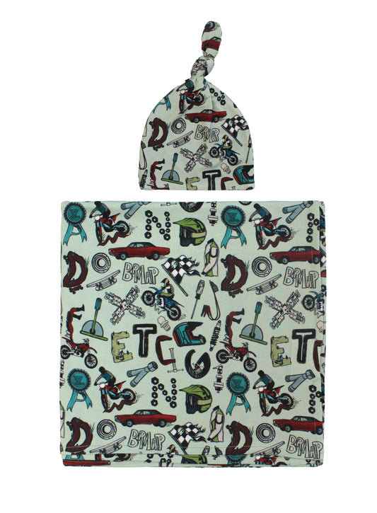 B is for Braap Swaddle Set