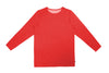 Red Adult Men's Long Sleeve Shirt