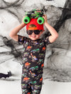 MONSTER Trucks Short Sleeve Pajama Set