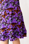 Twilight Wings Short Sleeve Twirl Dress