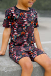 Carnival Chaos  2-Piece Shorts Pajama Set