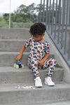 Coastal Chaos Short Sleeve Pajama Set