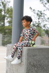 Coastal Chaos Short Sleeve Pajama Set