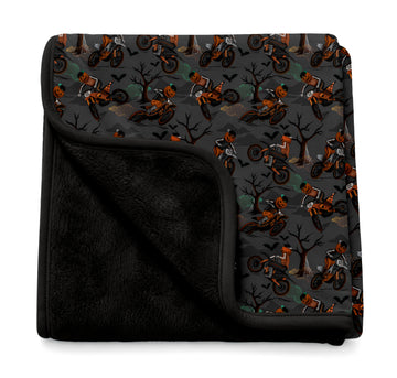 Jack-O-Riders Bamboo Plush Blanket