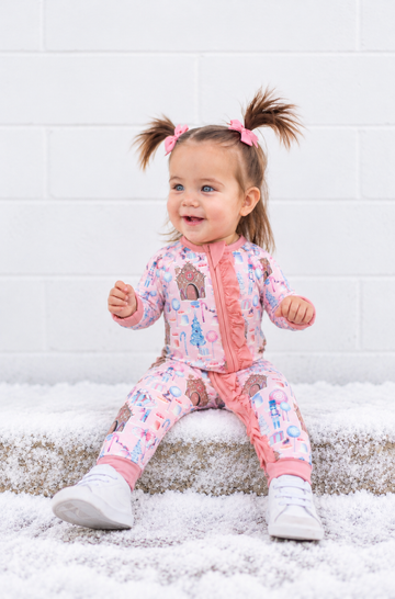 Sugarplum Dreams Ruffle Snoozer