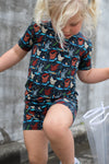 Hen It Pours 2-Piece Pajama Shorts Set