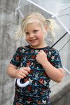 Hen It Pours 2-Piece Pajama Shorts Set