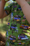 Wild Card Short Sleeve Pajama Set