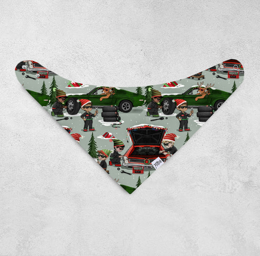 Santa's Workshop Baby Bib