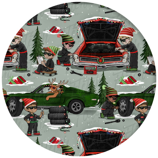 Santa's Workshop Baby Bib