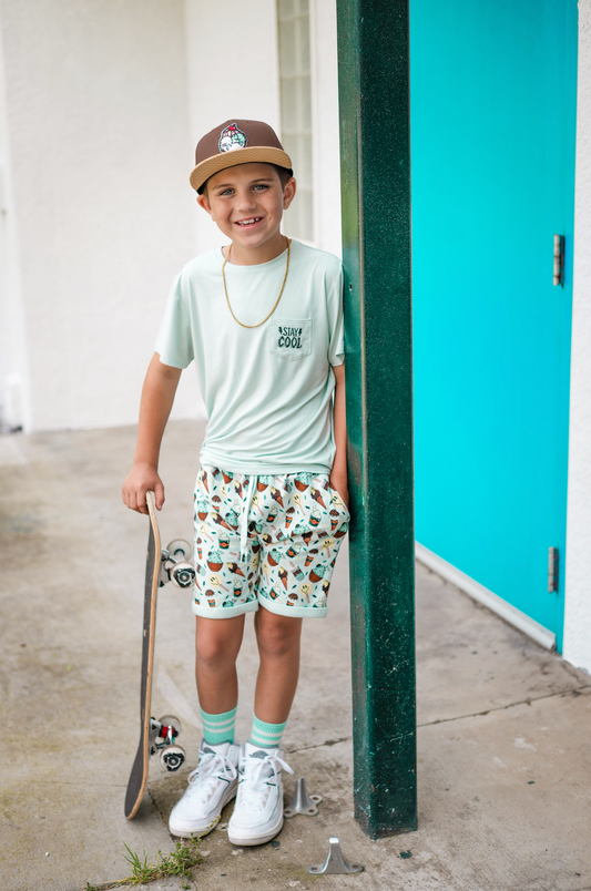 Too Cool Lounge Shorts Set