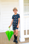 Hen It Pours 2-Piece Pajama Shorts Set