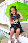 Hen It Pours Short Sleeve Twirl Dress