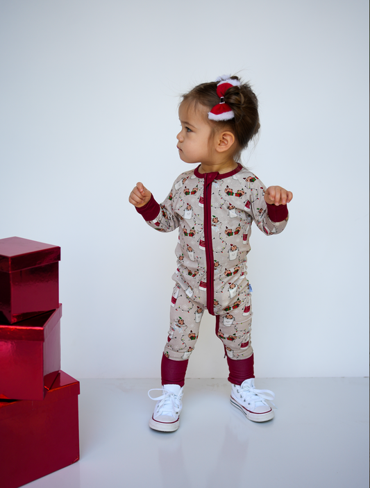 Santa’s Snack Squad One-Piece Sleeper Snoozer