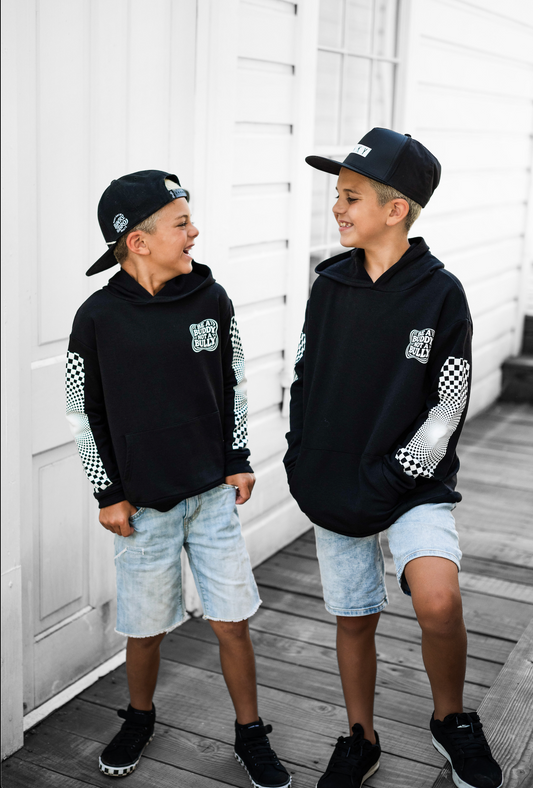 Be a Buddy Black Hoodie