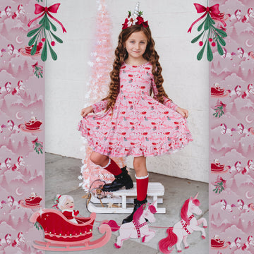Sparkle and Sleigh Twirl Dress