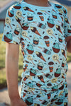 Too Cool Short Sleeve Pants Pajama Set