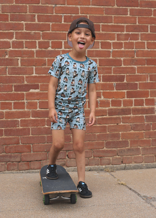 Unleashed Shorts Set